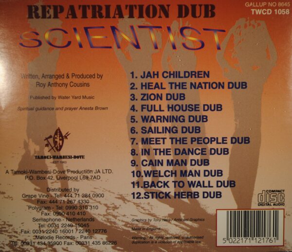 Scientist – Repatriation Dub - Afbeelding 2