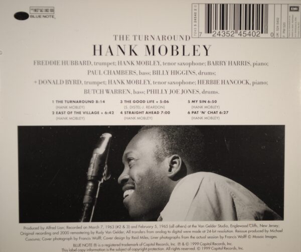 Hank Mobley – The Turnaround - Afbeelding 2