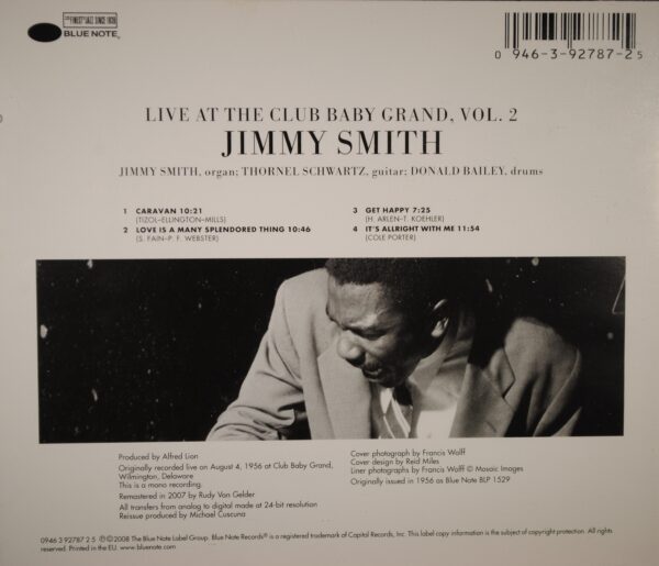 Incredible Jimmy Smith – At Club "Baby Grand" Wilmington, Delaware, Vol. 2 - Afbeelding 2