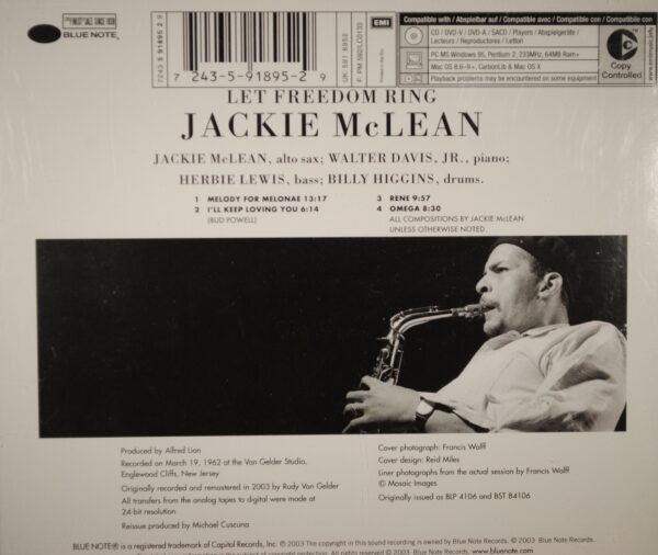 Jackie McLean – Let Freedom Ring - Afbeelding 2