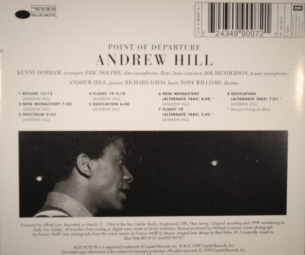 Andrew Hill – Point Of Departure - Afbeelding 2